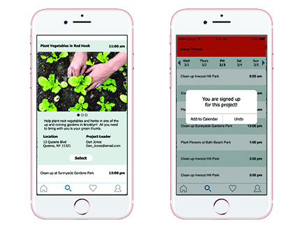 volunteer mobile ux